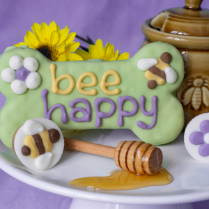 Bee Happy 6 Inch Bone | Spring