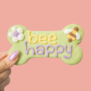 Bee Happy 6 Inch Bone | Spring