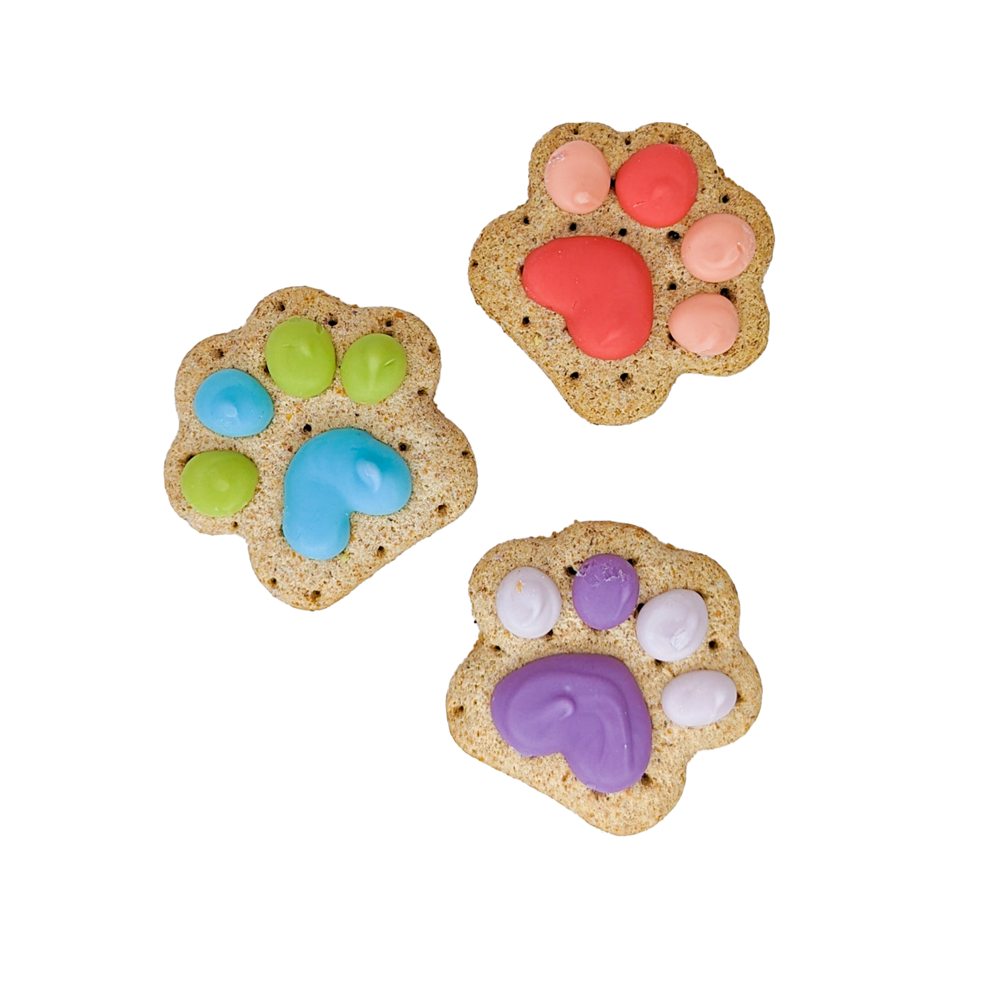 mini paw cookies for dogs