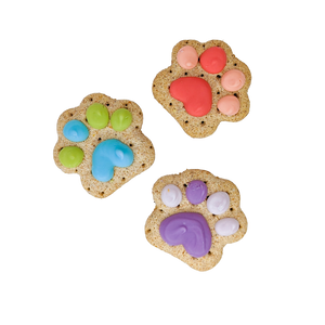 mini paw cookies for dogs