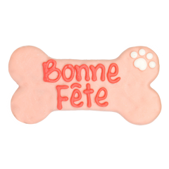 Pink Bonne Fête 6" Bone | Birthday